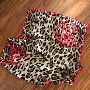 🧣Women’s Scarf Silk Leopard Print